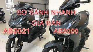 Honda AIR BLADE 150 phiên bản đặc biệt bản 2021 khác gì bản AB 150 2020. Giá bán