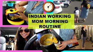 INDIAN WORKING MOM 5AM BUSY MORNING ROUTINE~EASY HEALTHY KIDS LUNCH BOX~INDIAN MOM VLOGGER