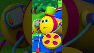 Five Little Trains #trending #nurseryrhymes #shorts #babysongs #kidsmusic #bobthetrain