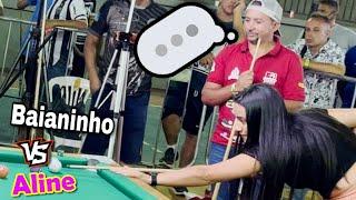 BAIANINHO ENFRENTOU ALINE A MELHOR JOGADORA DE MG, veja...   #sinuca #baianinho #sinucaaovivo