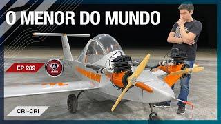 Avião com MOTOR DE MOTO - O CRI-CRI é o MENOR BIMOTOR DO MUNDO