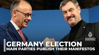 Election campaign in Germany: Three main parties publish their manifestos