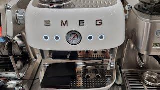 Testing SMEG EGF03 Espresso Machine | ASK Coffee Roastery Singapore Vlog 22 Jan 2024