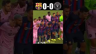 Messi Return Barcelona vs Inter Miami #messi #football #shorts