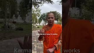 how karma works in buddhism #buddhism #shorts #meditation #karma #theravada