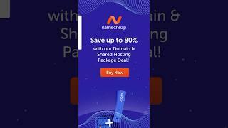 Namecheap Review, Buy Your Domain at Low Cost 97% Off 2023 #shorts #namecheap