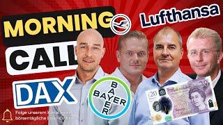 DAX: Letzter Tag im Monat/Quartal, Bayer: 3-fach hält besser, Lufthansa: Jetzt Long?