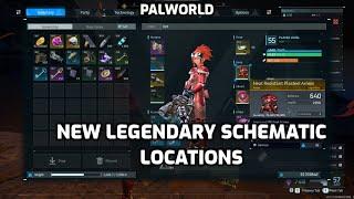 Palworld: New Legendary Schematics | Where to Find The New Legendaries | Sakurajima Update