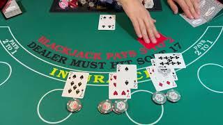 DOUBLE DECK BLACKJACK $2,000 BUY IN