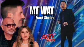 Holden Buzzer American Got Talent Frank Sinatra is back - May Way | Simon Can't believe this voice