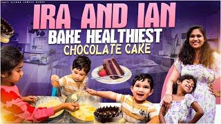 No Sugar No Maida chocolate cake /bread recipe | Baking with kids is a therapy 