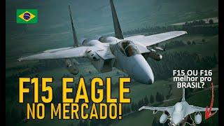 F15 EAGLE no MERCADO! QUAL melhor  pra FAB, F15? ou F16?. #military #militar #geopolitica