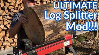 Honest Review of Harbor Freight Wood Splitter | Ultimate HF Log Splitter Mod