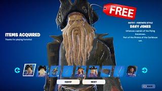 How to Get PIRATES of the CARIBBEAN SKINS for FREE in Fortnite!