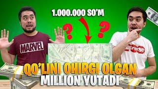 VLOG - QO'LINI OHIRGI OLGAN 1 MILLION YUTADI O'ZBEKCHA VLOG