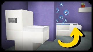  Minecraft: How to make a Working Bathroom