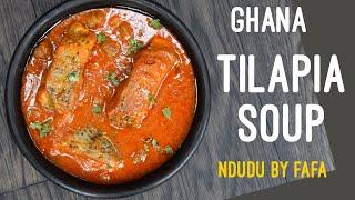 Homemade Tilapia Soup / A Traditional Fish Soup Recipe / Ndudu by Fafa