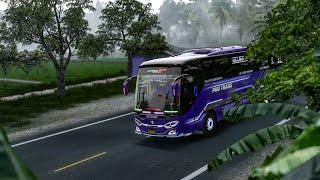 Enaknya Bawa Bus Single Glass dijalur Selatan!! ETS2 Indonesia