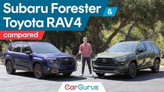 2025 Subaru Forester vs 2024 Toyota RAV4