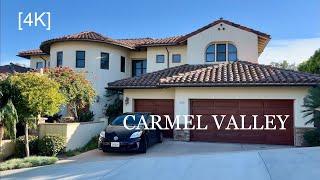 CARMEL VALLEY San Diego California - driving tour [4K]