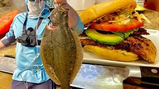 Catch & Cook: Late-Season FLUKE & Easy Blackened Fish Sandwich