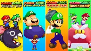 Evolution of Bros. Attacks in Mario & Luigi Games (2003-2024)