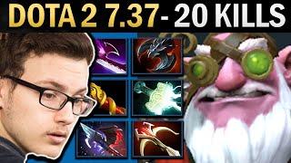 Sniper Gameplay Miracle with 20 Kills and Silveredge - Dota 7.37