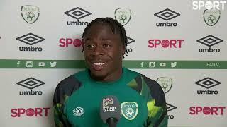 "I'm here to stay!" Great interview with Michael Obafemi after a brilliant display for Ireland!