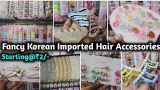 Hair Accessories Wholesale Market Delhi | Imported Korean Hair Accessories | Fancy Korean Hair Clip