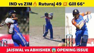 IND vs ZIM Ruturaj Sixes Gill 66 IND Won by 23 runs IND vs ZIM 3rd T20i Highlights