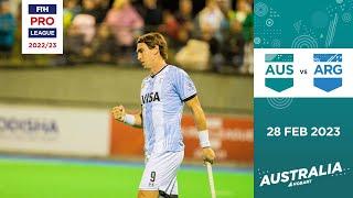 FIH Hockey Pro League 2022-23: Australia vs Argentina (Men, Game 1) - Highlights