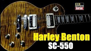 Harley Benton SC-550 - Full Review & Demo - Paradise Amber Flame