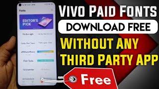 Download Vivo Paid Fonts | Vivo Paid Fonts Apply Free | Vivo Paid Fonts Download Free & Apply Free