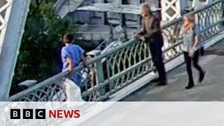 Jon Bon Jovi praised for talking woman off bridge in Nashville | BBC News