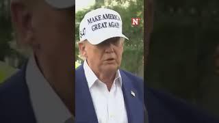 Trump Asks Workers Installing Flag Poles If They Are Illegal Immigrants