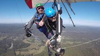 Robert Witcher Hang Gliding at Lookout Mountain Flight Park with Ian