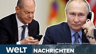 RUSSLAND: Durchbruch in Verhandlungen im Ukraine-Krieg? Scholz telefoniert wieder mit Putin | STREAM