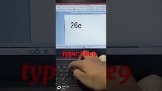 Ms word magic tricks  #computerbasics #excel #msword_computer #msword