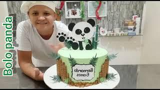 Decoração bolo panda  decoração bolo panda 