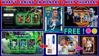 What's Coming On Monday & Next Thursday | eFootball 2024 Mobile | Season 7 Update & Free Rewards 