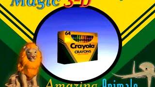 Crayola Magic 3D Coloring Book Amazing Animals