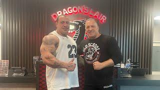 Danny Broadhurst training at Dragons Lair Gym Las Vegas with coach Milos Sarcev