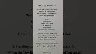 I'm standing on the promises of God. #hyms #viral #subscribe #sharonA