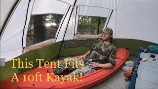 Kayak Camping In A Teepee Tent: Ozark Trail 7 Person Teepee Tent