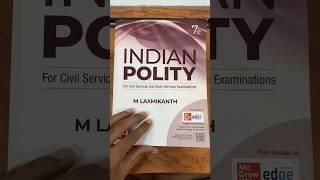 Indian Polity  M Laxmikanth 7th Edition #upsc #books #m laxmikanth  #polity #mpsc #ssccgl