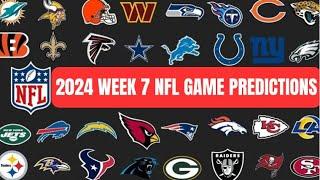 NFL Game * PREDICTIONS * for Week 7