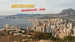 Benidorm ️ Panoramic view  Filming from "La Creu"  4K.