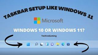 How To Center Taskbar Icons In Windows 10 | Center Windows 10 Taskbar Icons Like Windows 11