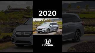 evolution of honda odyssey (1995~2023) #shorts #viral #honda #odyssey