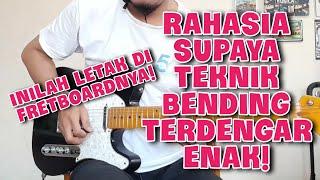 ini dia Not RAHASIA TEKNIK BENDING yang ENAK di FRETBOARD | UNTUK GITARIS PEMULA #guitartips